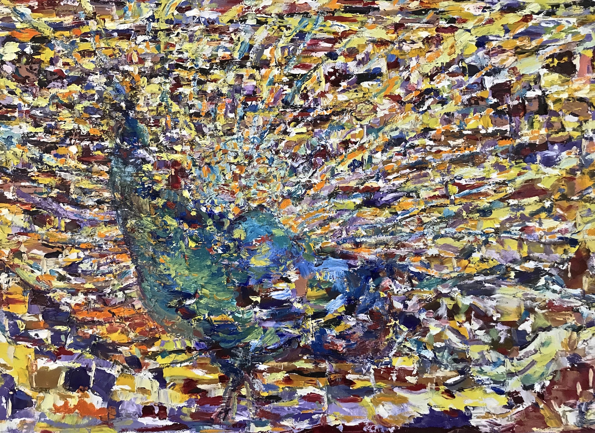 Peacock Series: Provoking Peacock by Silvana LaCreta Ravena