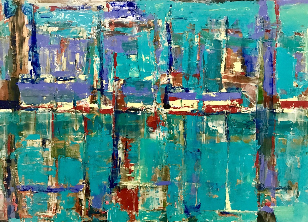 Mediterranean Lagoon by Silvana LaCreta Ravena