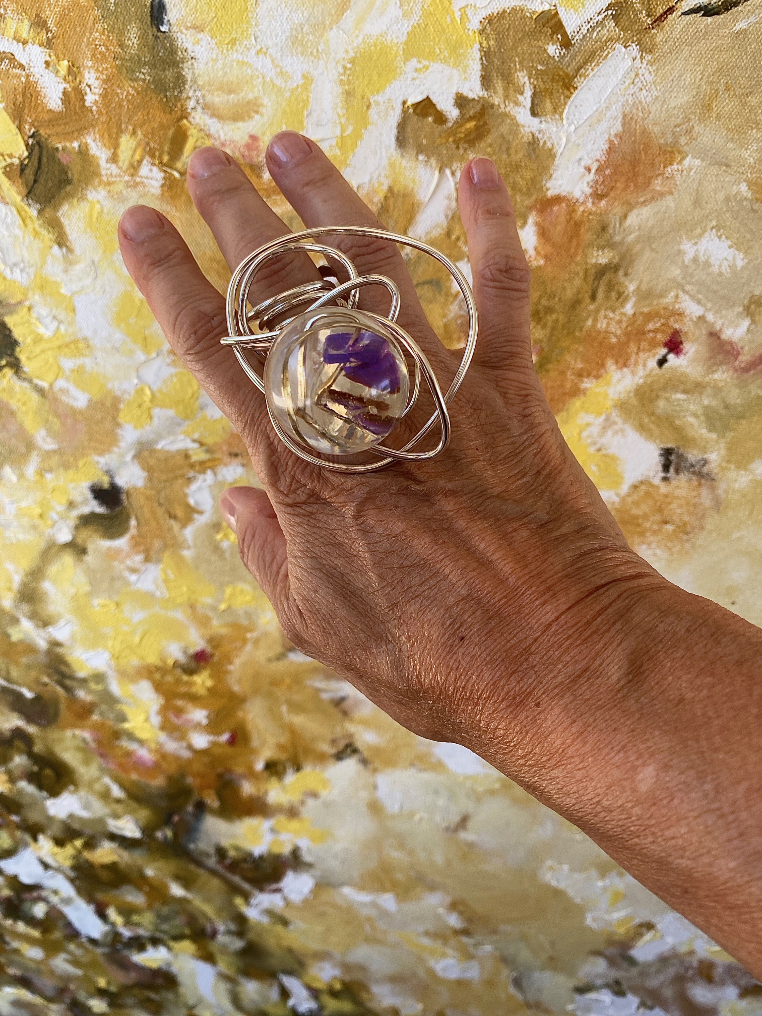 The Planets: anel grande ninho by Silvana LaCreta Ravena