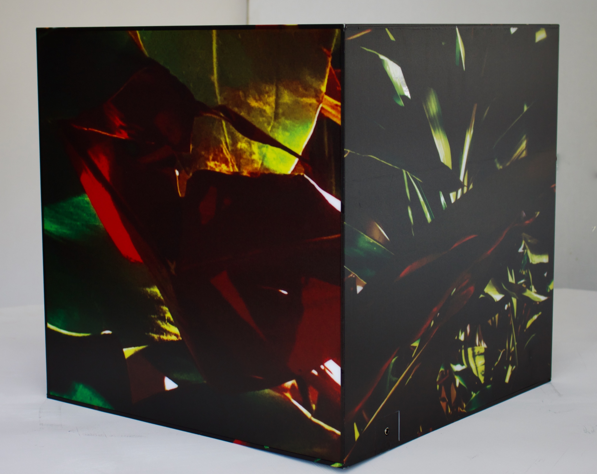 Luzes da Floresta: Cubos de Luz Vermelho by Silvana LaCreta Ravena