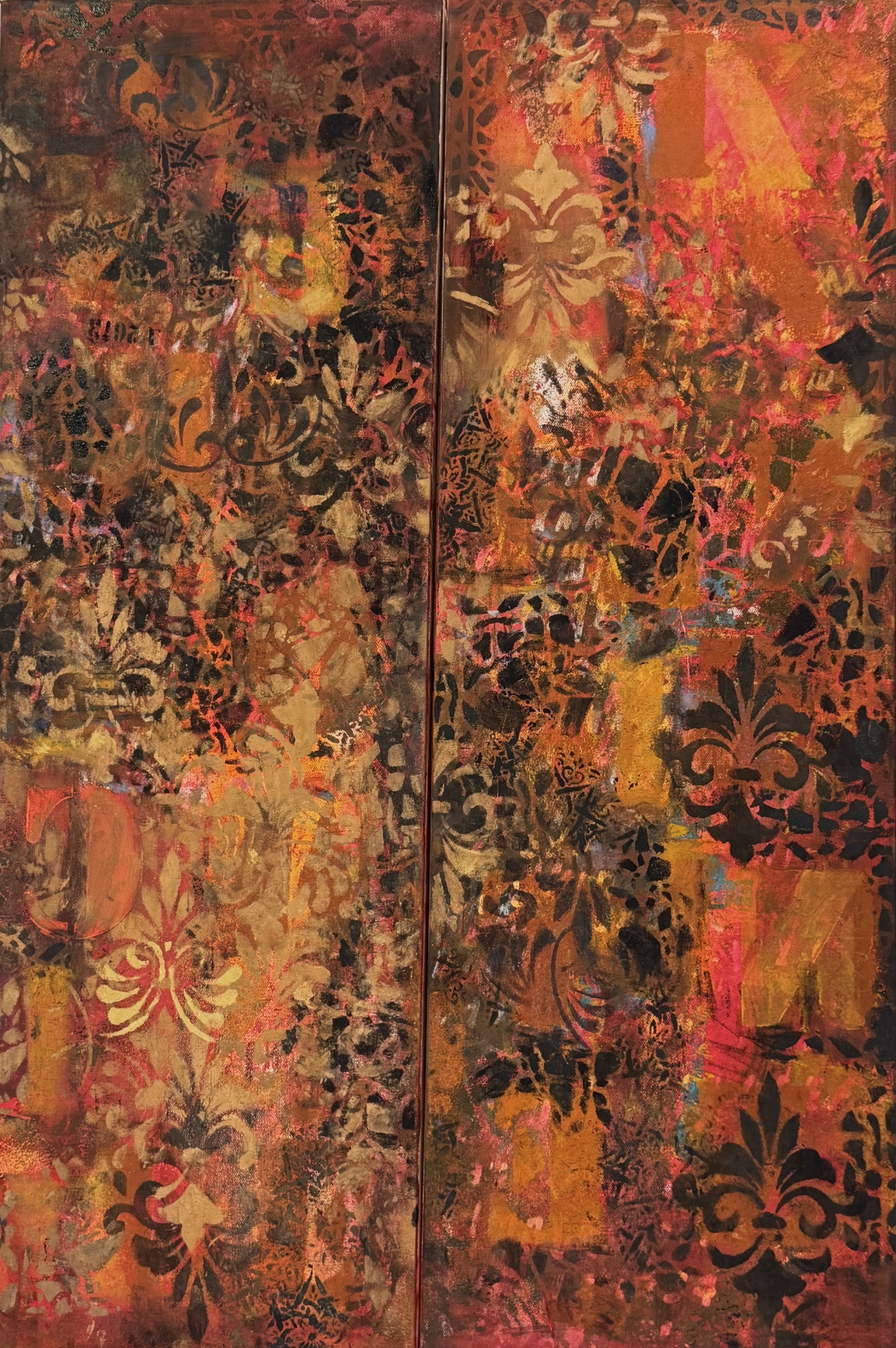 Illuminations, diptych by Silvana LaCreta Ravena